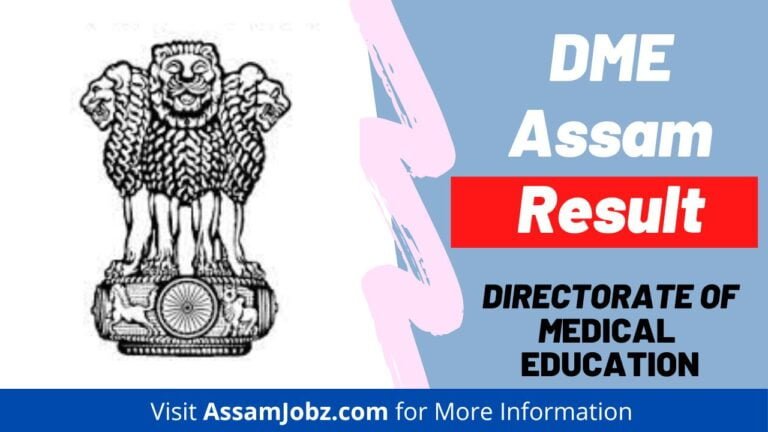 DME Assam Result